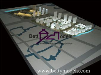 3D Jiaxing iş şehir planlama modelleri