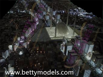 3D Makkah illuminated models