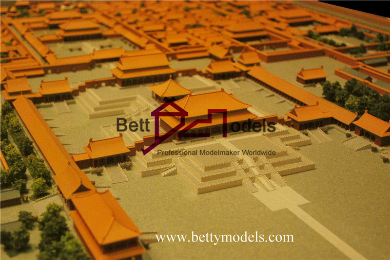 China Gugong old style scale models
