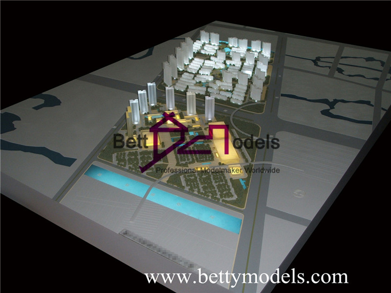 lighting glass architectural models
