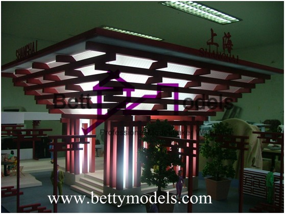 China Pavilion exhibition models