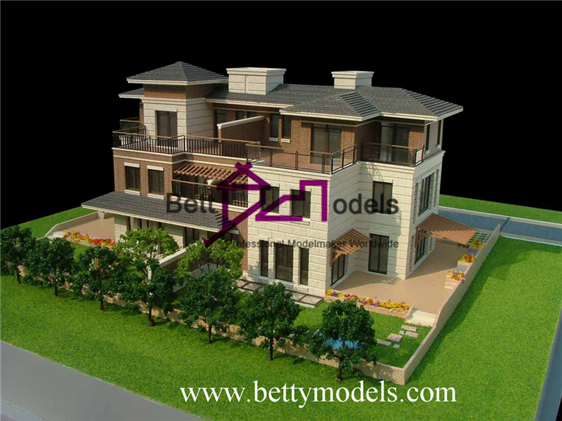villa table scale models
