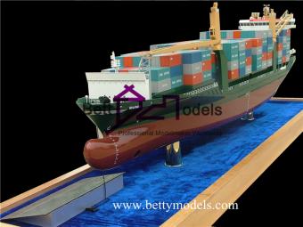 3D konteyner gemisi modelleri