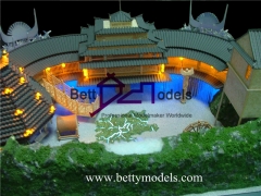 3D Suzhou tarzı bina modeller