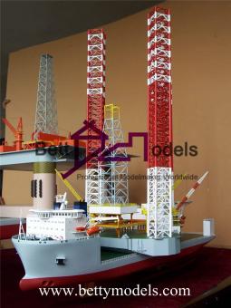 UK drilling platform scale models suppliers