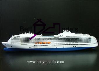Nigeria cruise ship scale model